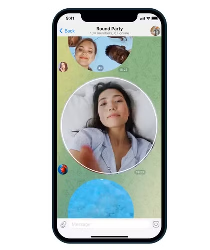 Circular video message to DIDI